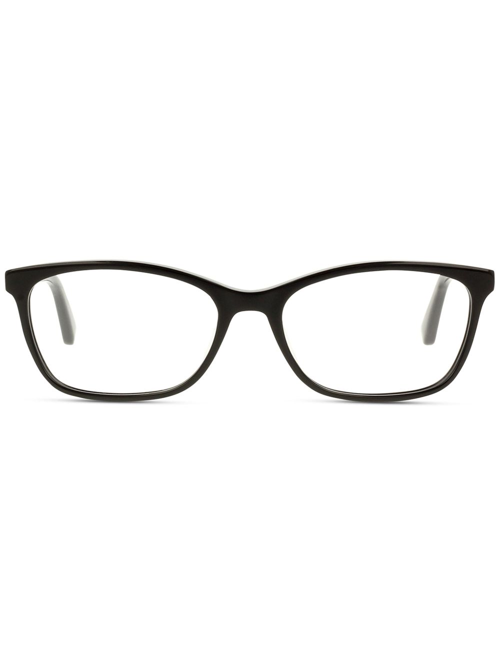Gucci Eyewear 长方形镜框眼镜 - 黑色