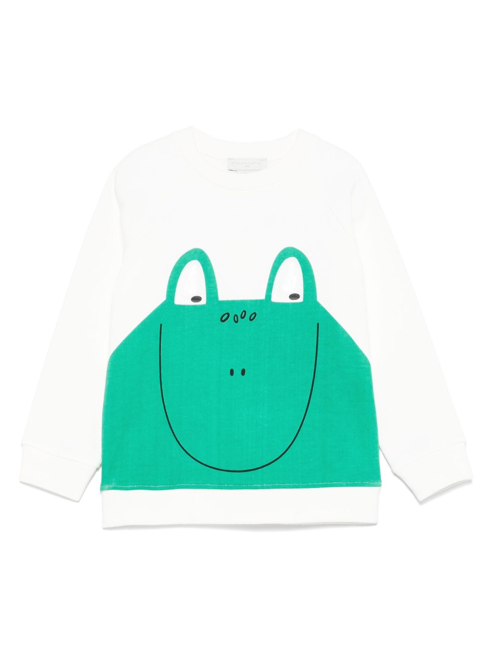 Stella McCartney Kids 青蛙印花卫衣 - 白色