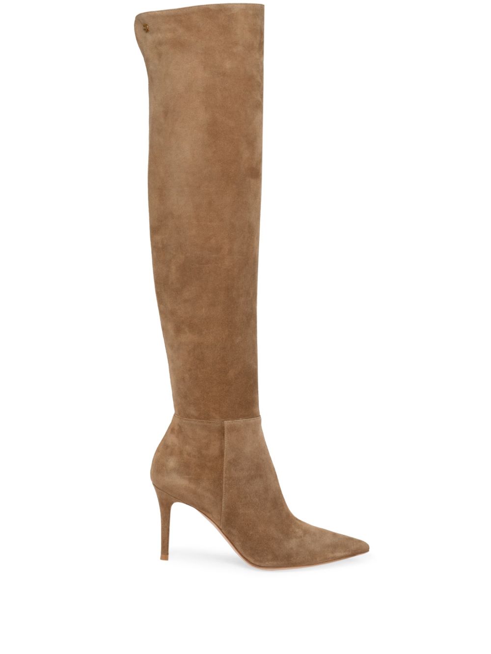 Gianvito Rossi Jules 高跟靴（8.5厘米） - 褐色