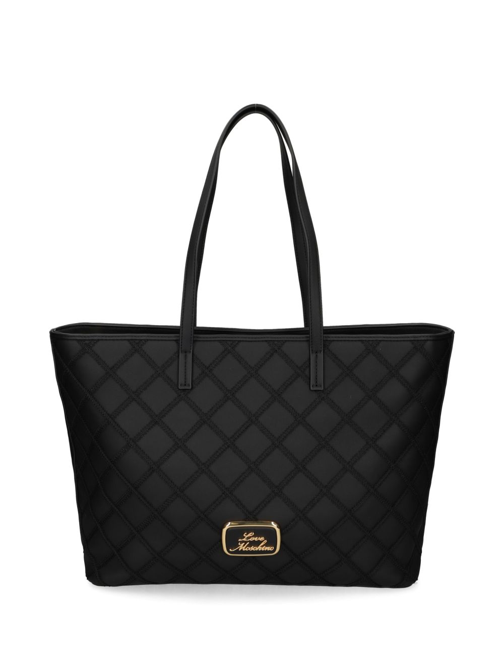 Love Moschino Lady Lace 手提包 - 黑色