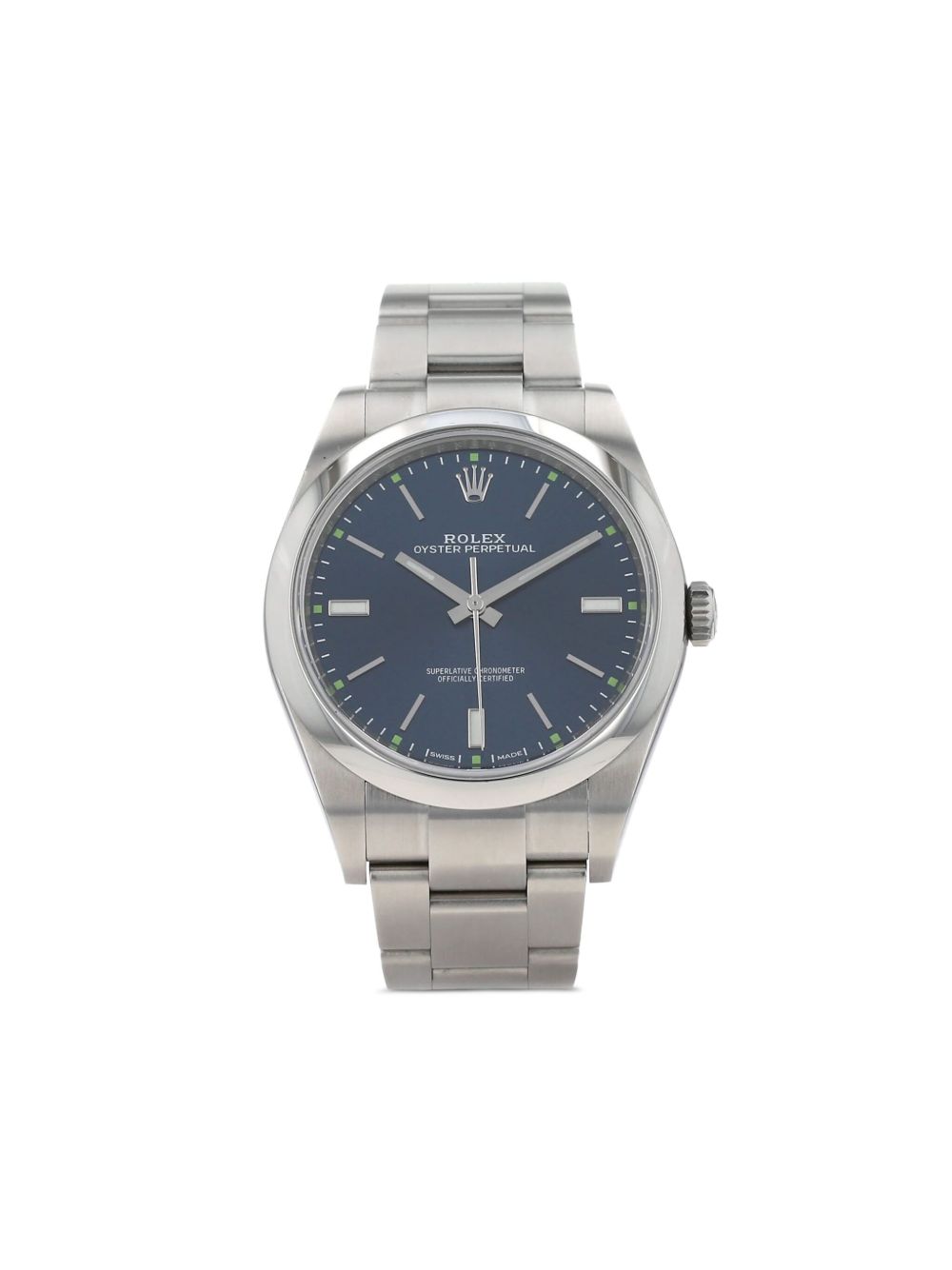 Rolex Oyster Perpetual 39毫米腕表（2019年典藏款） - 蓝色