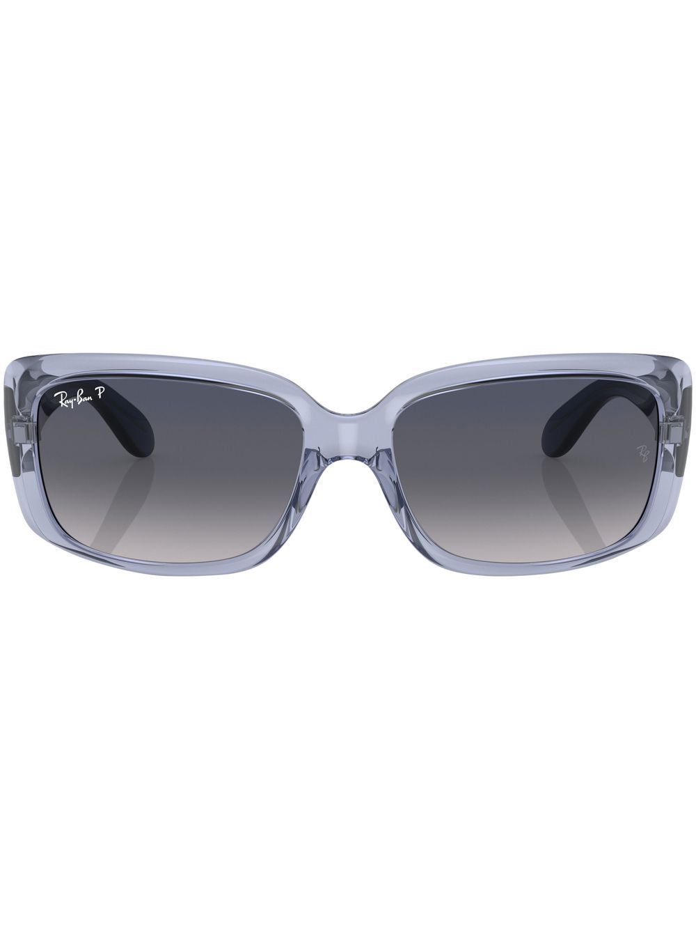 Ray-Ban 双色长方形框太阳眼镜 - 蓝色