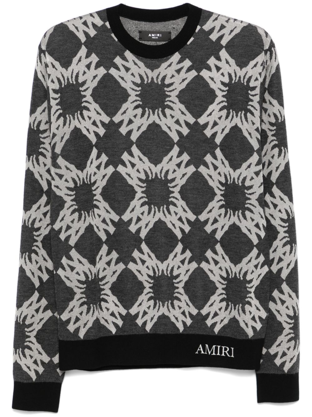 AMIRI MA Quad 毛衣 - 灰色