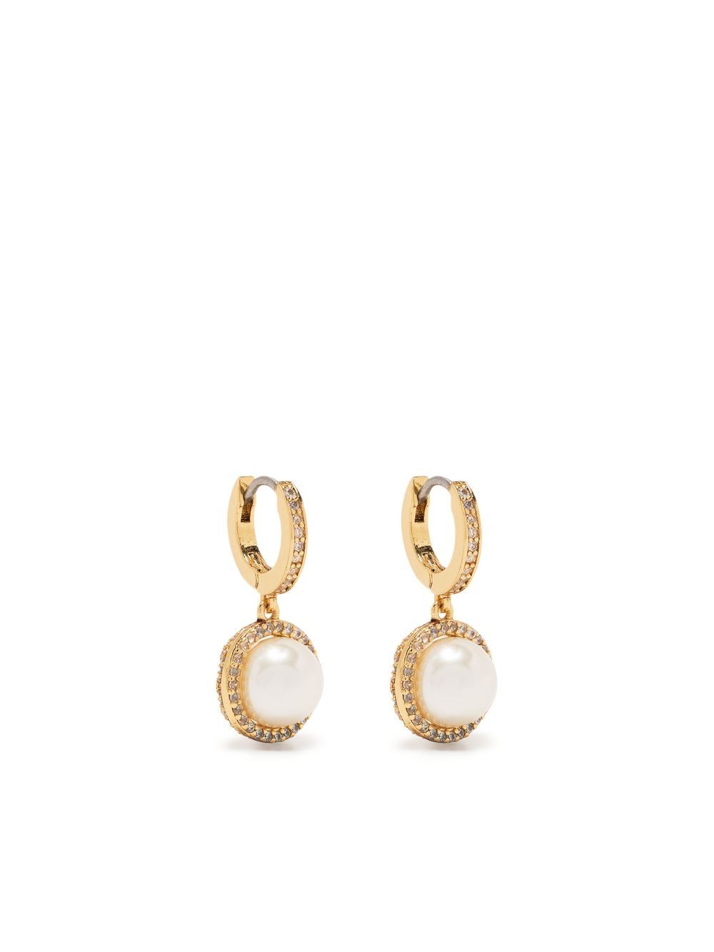 Kate Spade 笼形圈形耳环 - 金色