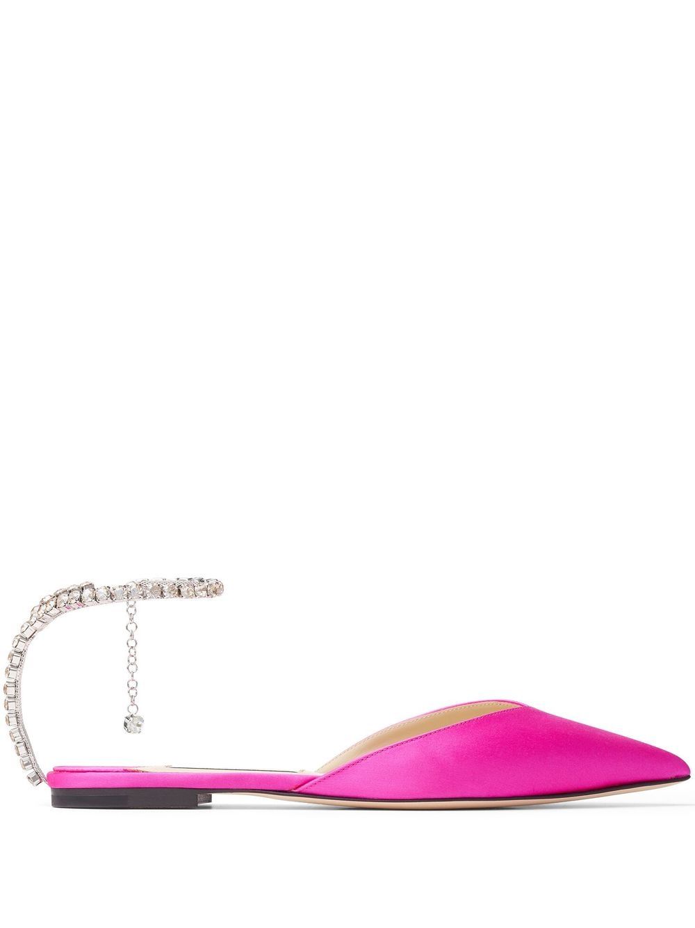 Jimmy Choo Saeda 晶饰高跟鞋 - 粉色