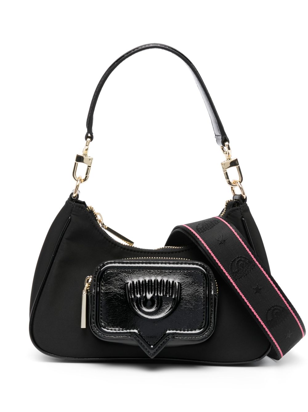Chiara Ferragni Vicky 单肩包 - 黑色