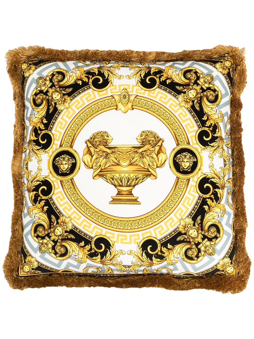 Versace La Coupe Des Dieux 抱枕（45厘米x45厘米） - 金色