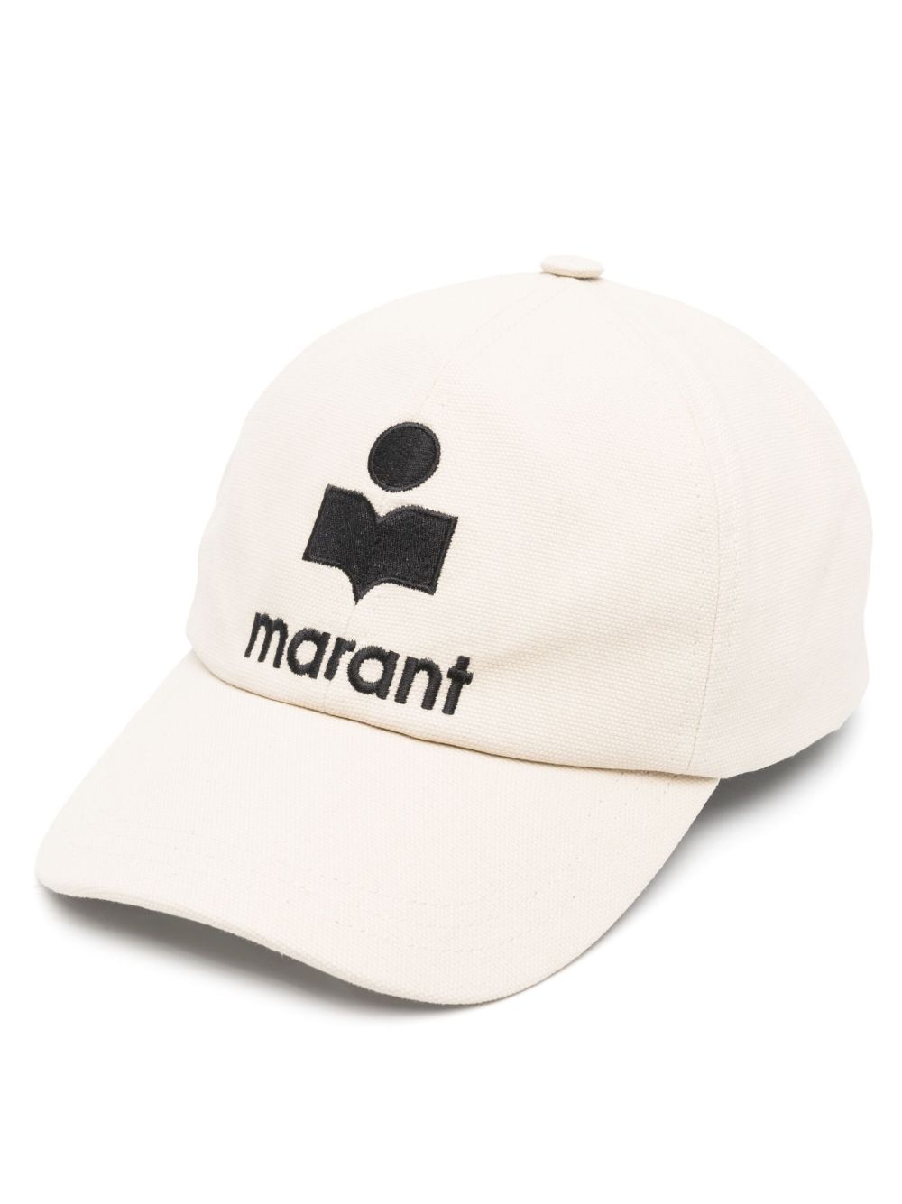 MARANT logo刺绣棉棒球帽 - 中性色
