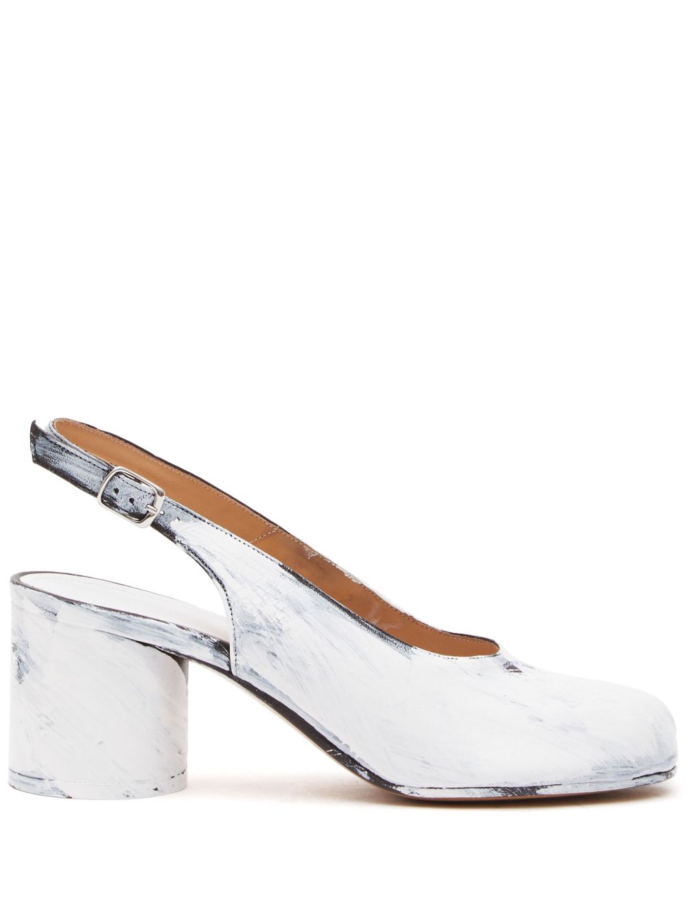 Maison Margiela Tabi Bianchetto 裹踝中跟鞋 - 白色