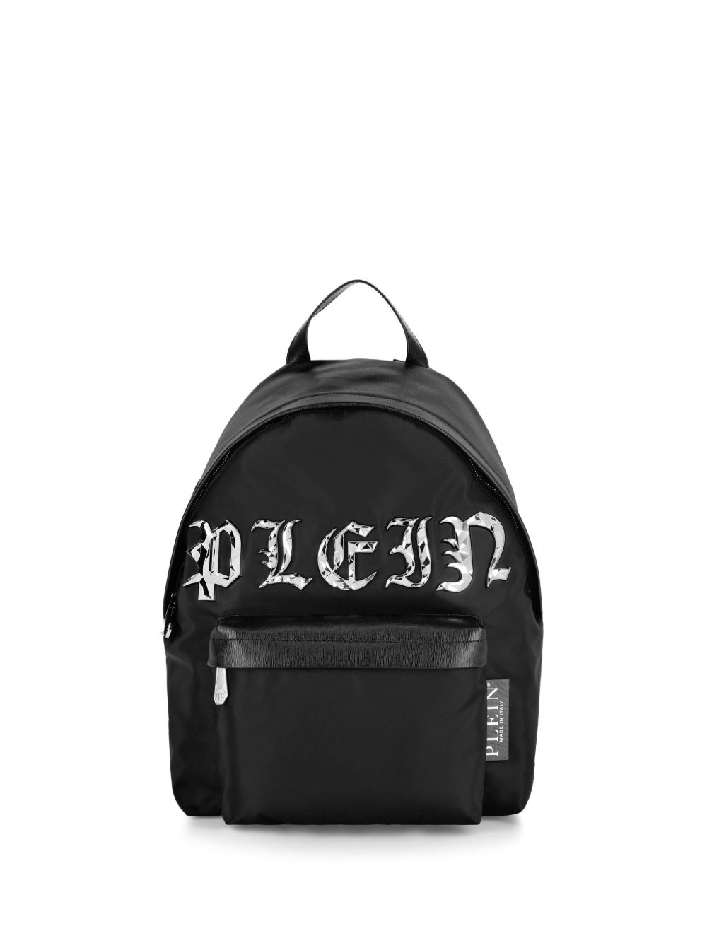 Philipp Plein 经典logo印花双肩包 - 黑色