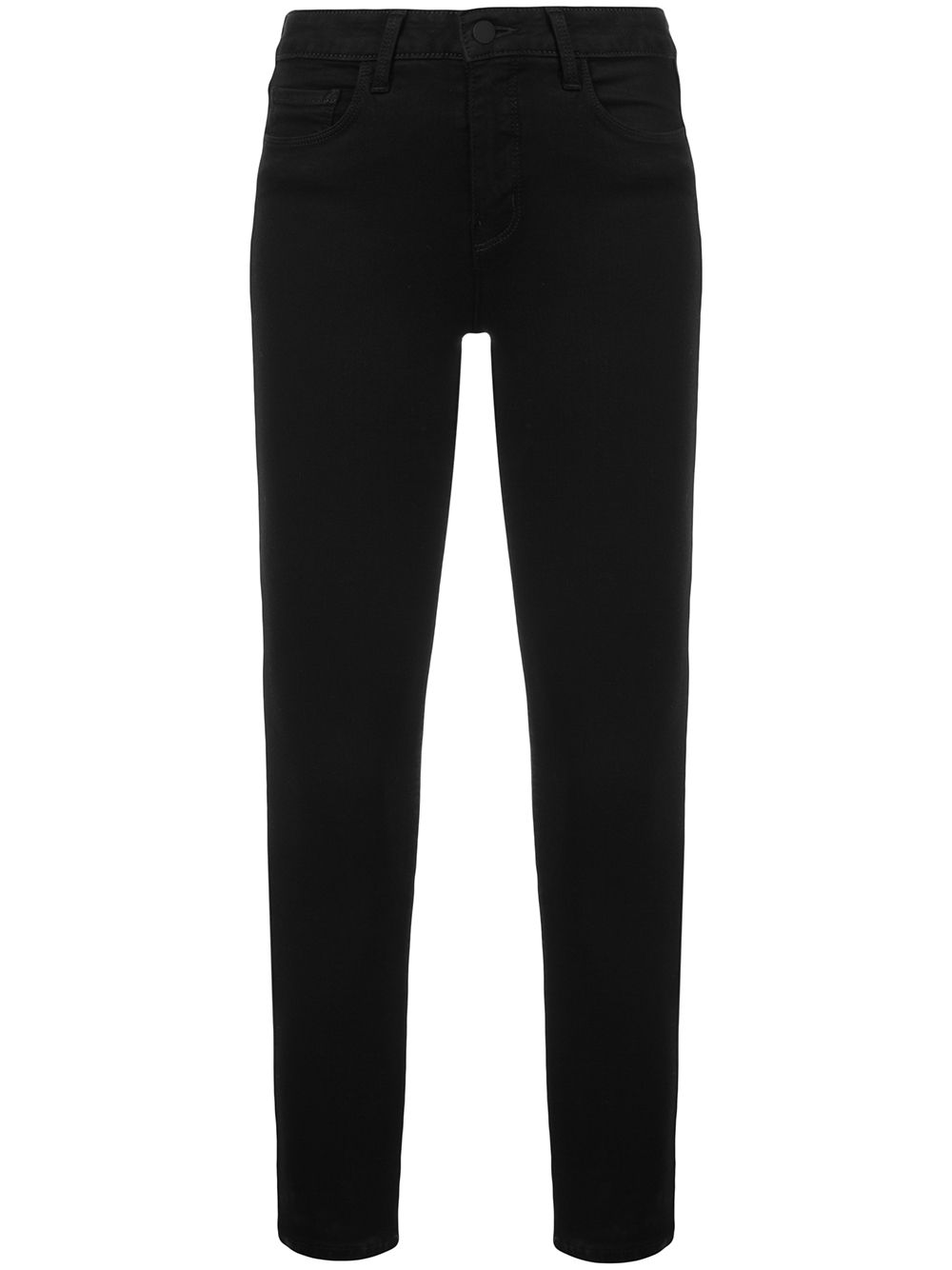 L'Agence high rise ankle grazer jeans - 黑色