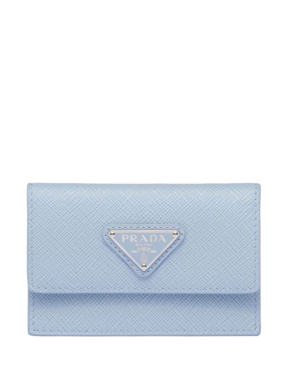 Prada 三角形标牌卡夹 - 蓝色