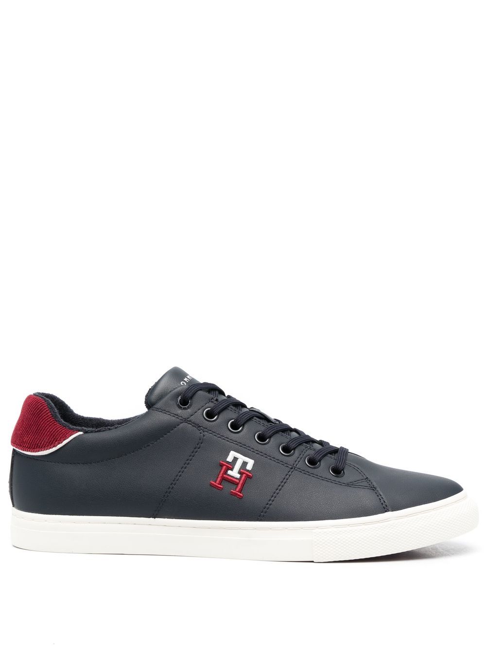 Tommy Hilfiger 侧置logo刺绣低帮运动鞋 - 蓝色