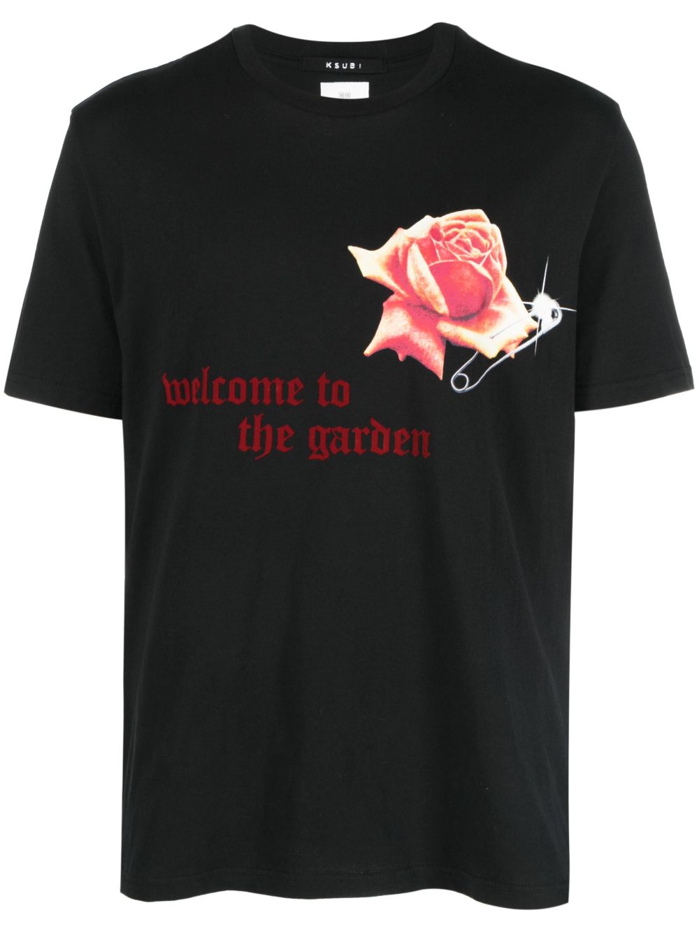 Ksubi Rose Garden Kash 棉T恤 - 黑色