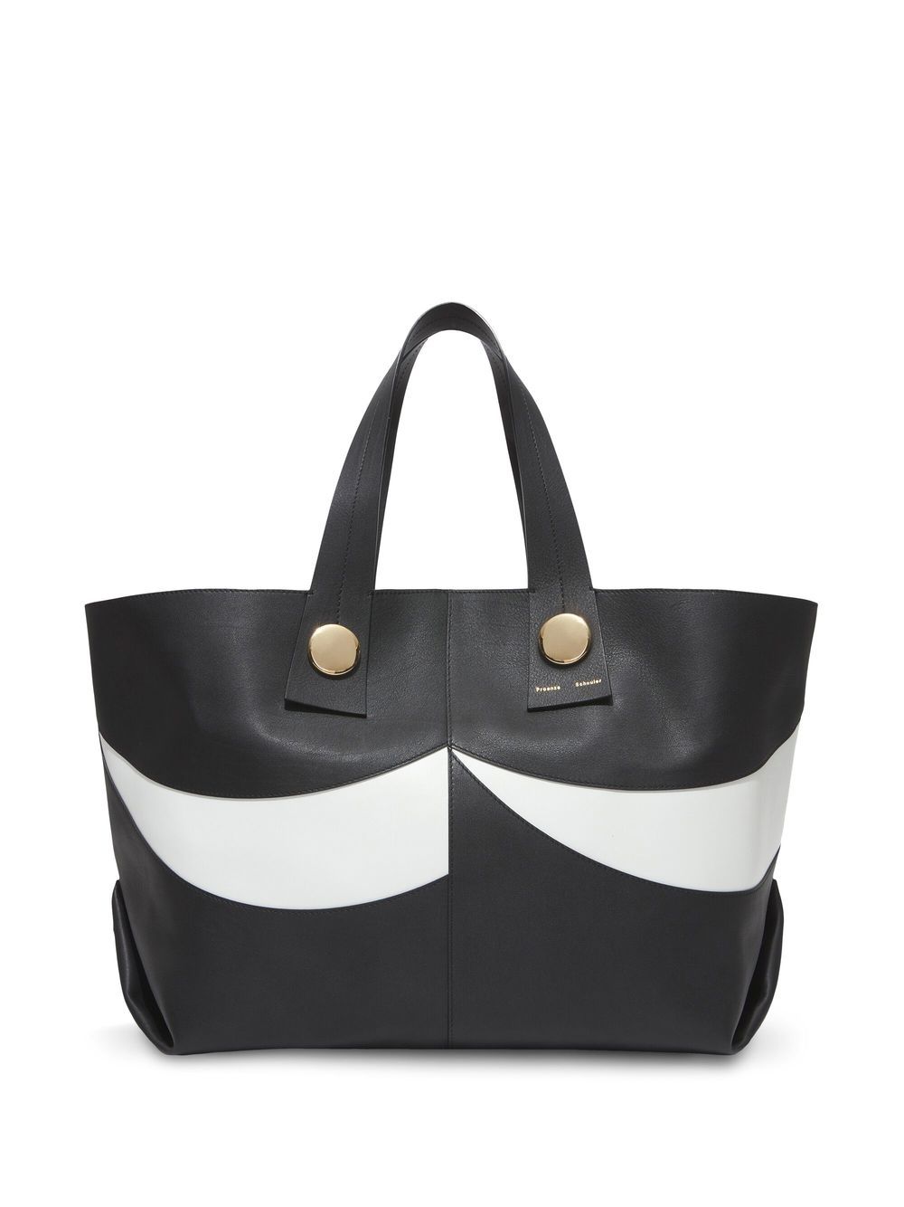 Proenza Schouler Pieced XL Tobo panelled tote - 黑色