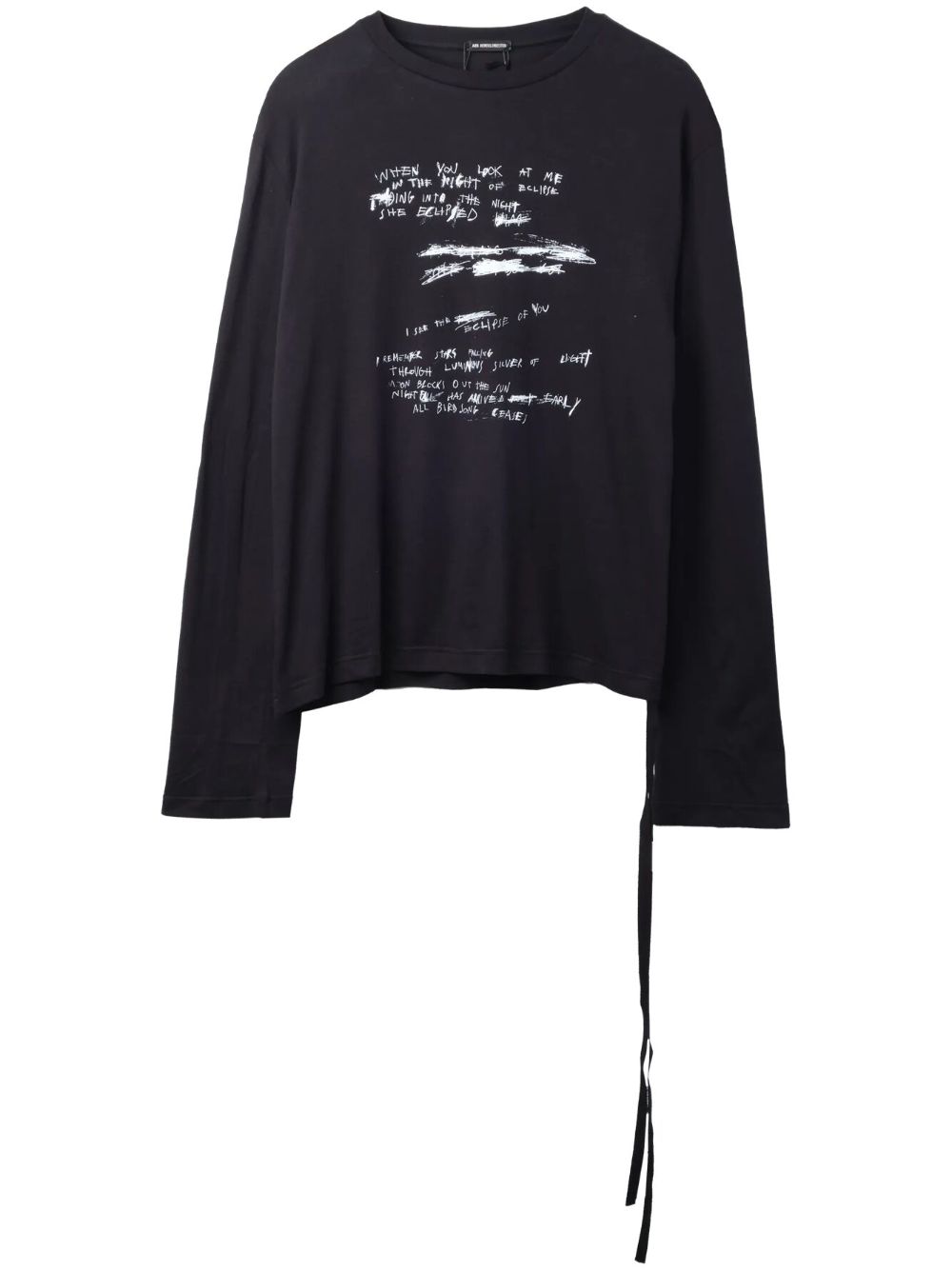 Ann Demeulemeester Joachim T恤 - 黑色