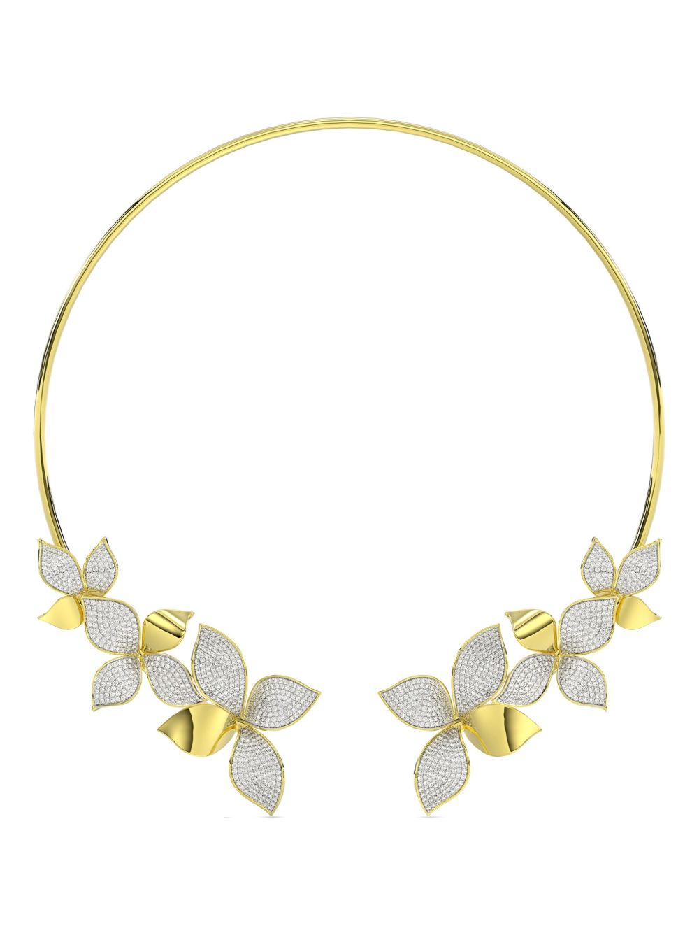 Marchesa 18K黄金 Wild Flower 钻石项链 - 金色