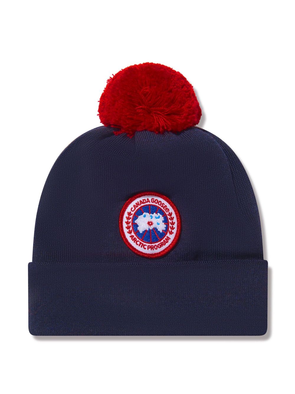 Canada Goose Kids Pom Pom 套头帽 - 蓝色