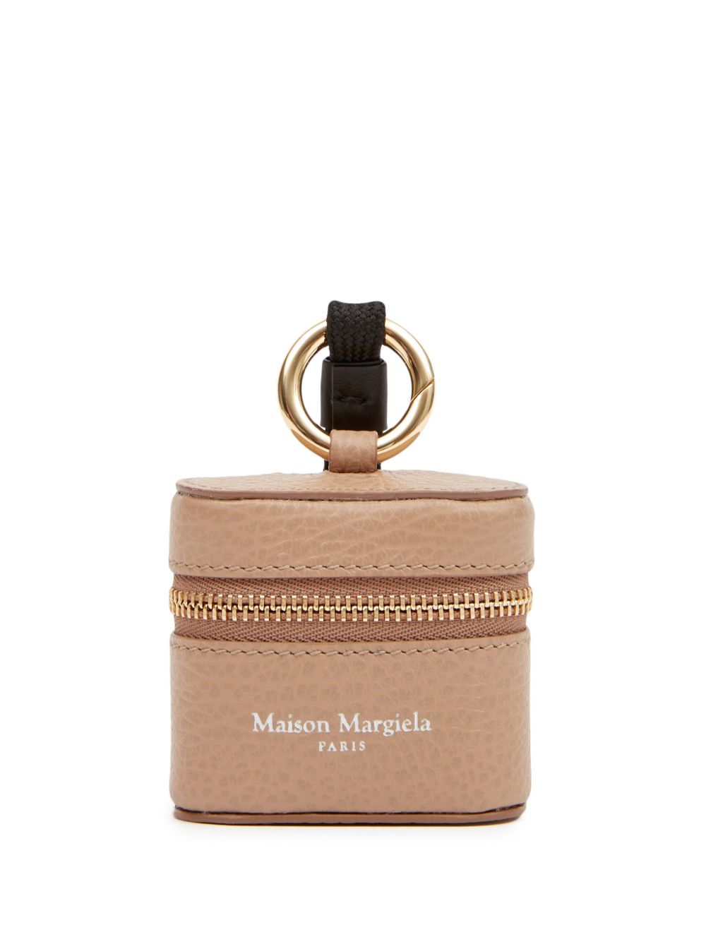 Maison Margiela logo标记皮质AirPods保护壳 - 中性色