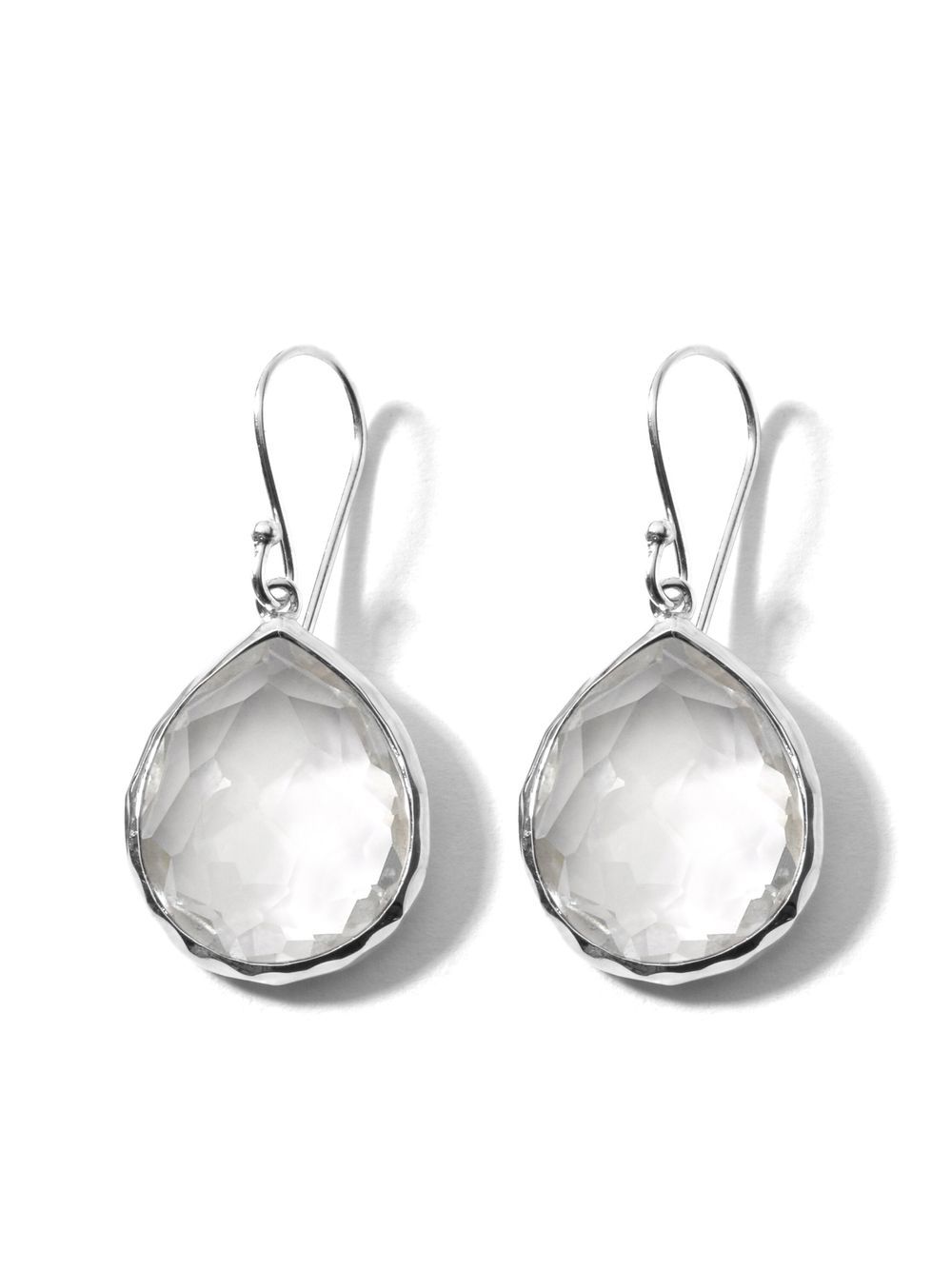 IPPOLITA Rock Candy® Teardrop 耳环 - 银色