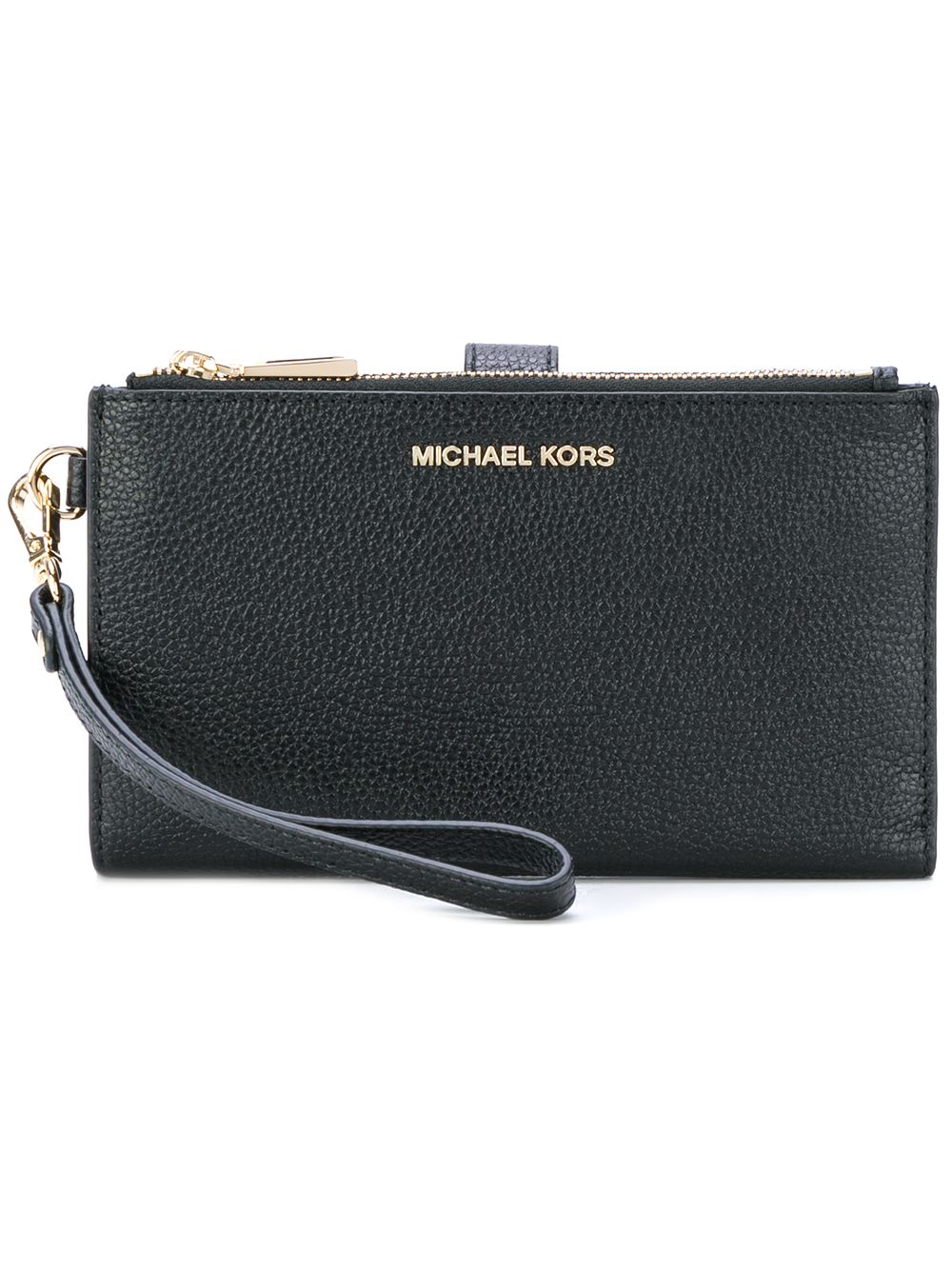 Michael Michael Kors 系腕带手拿包 - 黑色