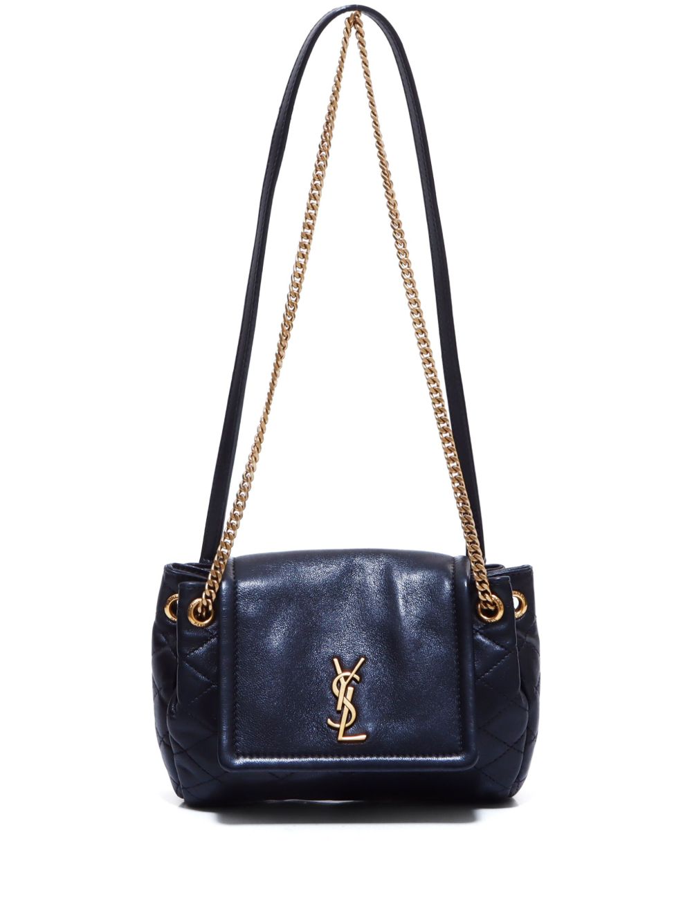 Saint Laurent Pre-Owned Nolita 迷你单肩包（典藏款） - 黑色