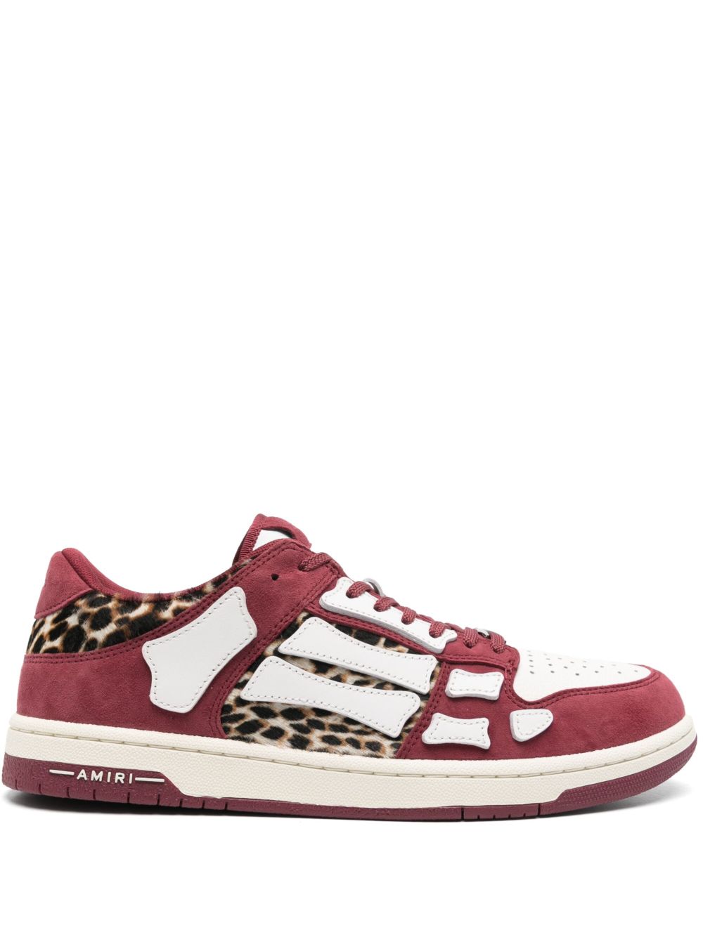 AMIRI Leopard 运动鞋 - 红色