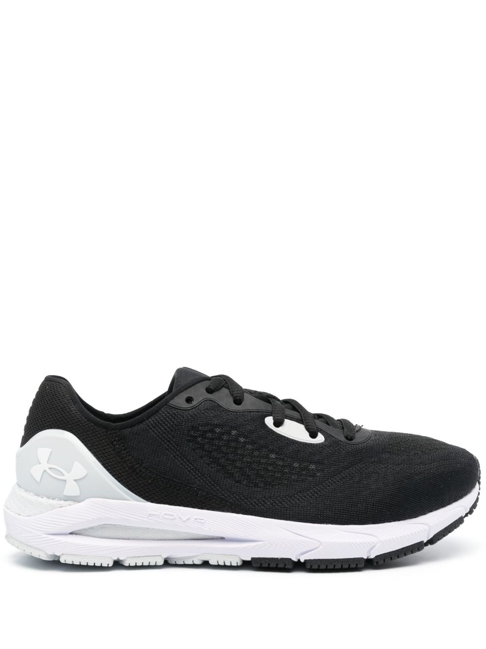 Under Armour 圆头系带运动鞋 - 黑色
