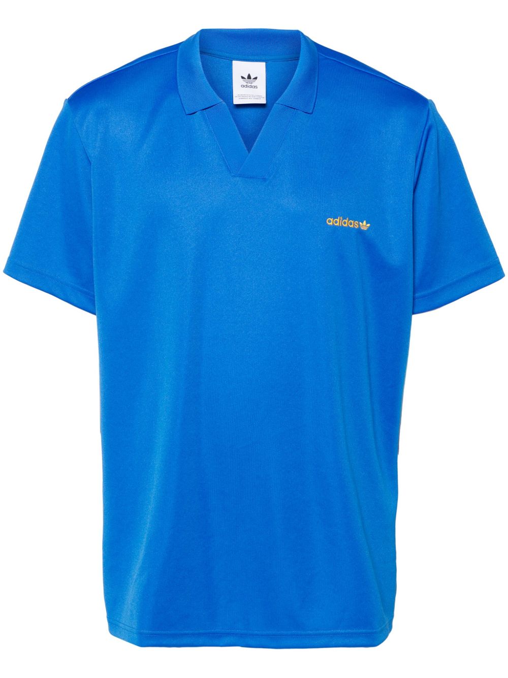 adidas 纯色polo衫 - 蓝色