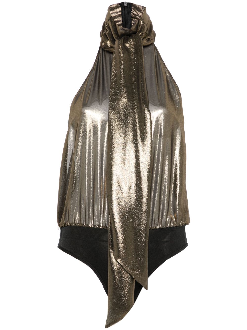 The New Arrivals Ilkyaz Ozel Loulou 连体紧身衣 - 金色