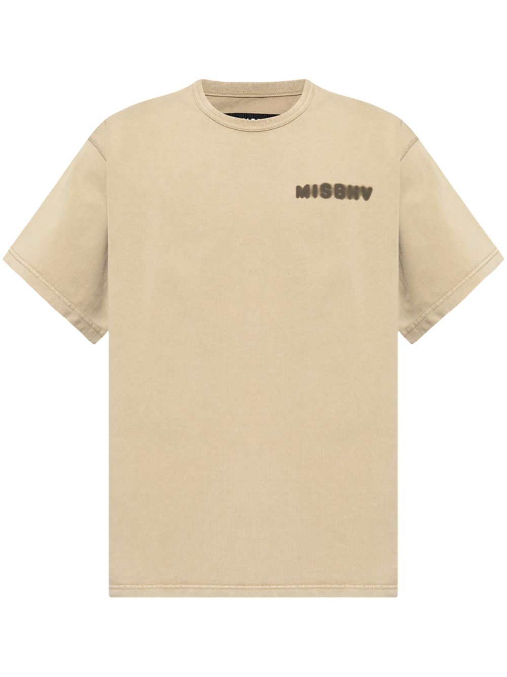 MISBHV logo印花棉T恤 - 中性色