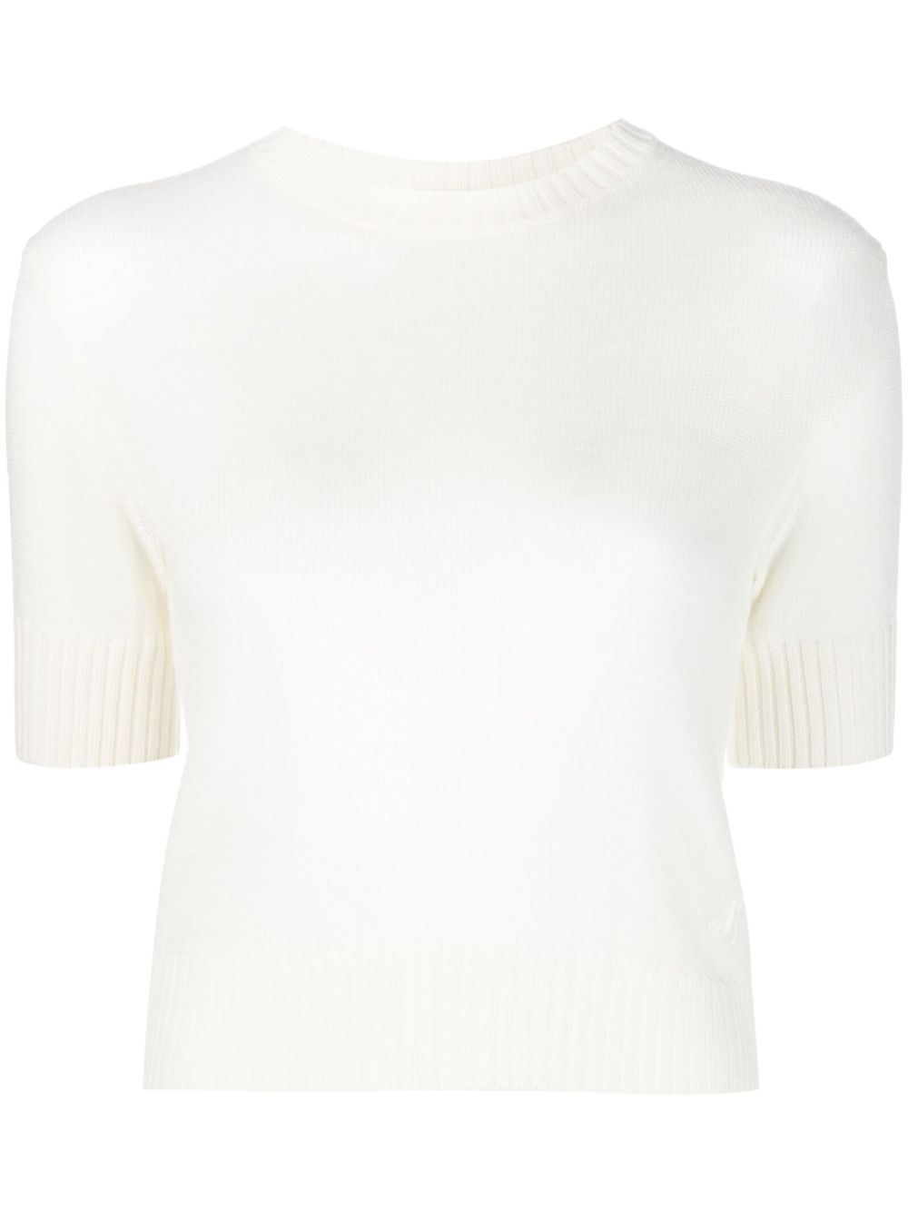 Jil Sander 短袖羊毛上衣 - 中性色