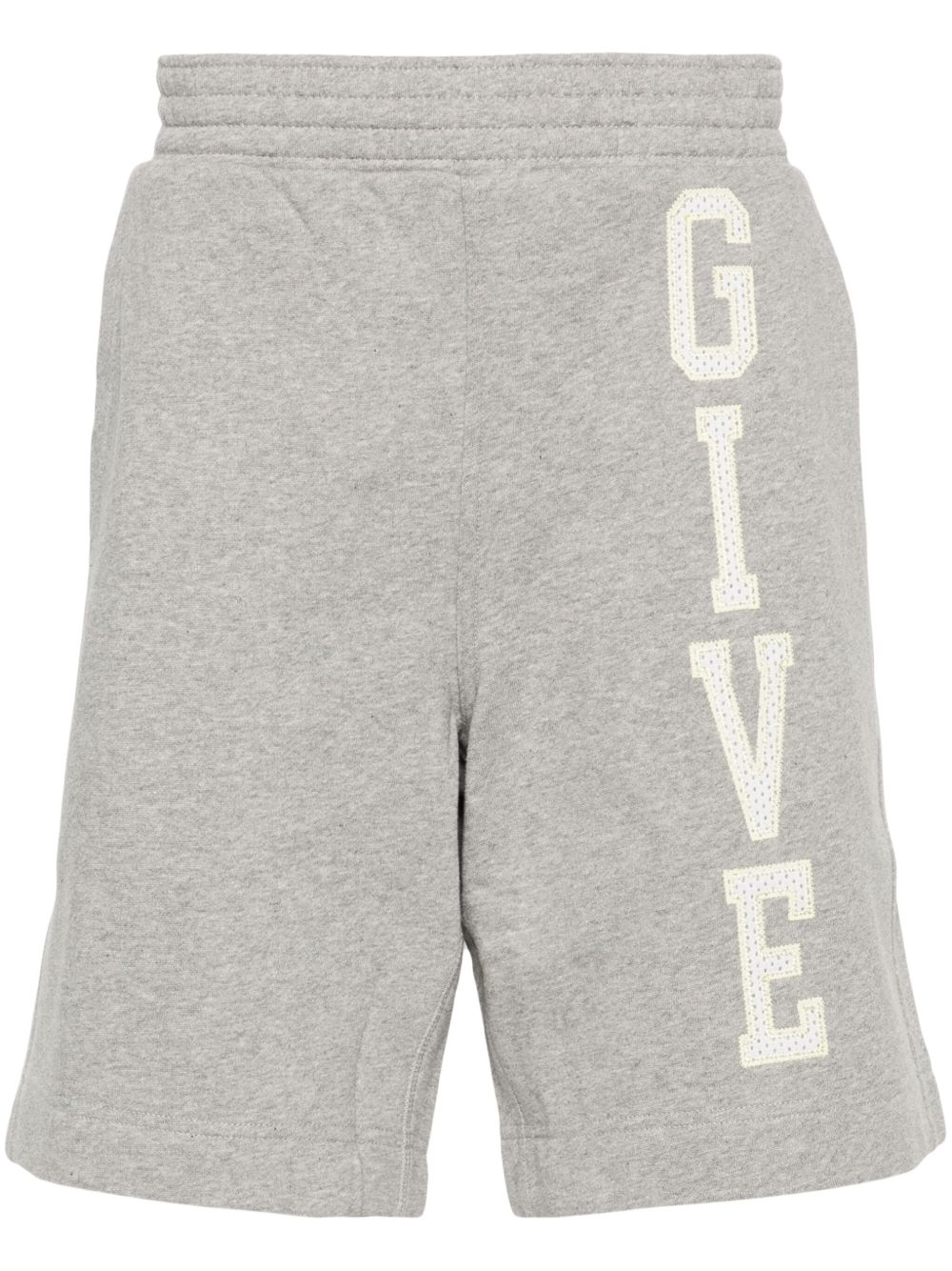 Givenchy 混色效果棉运动短裤 - 灰色