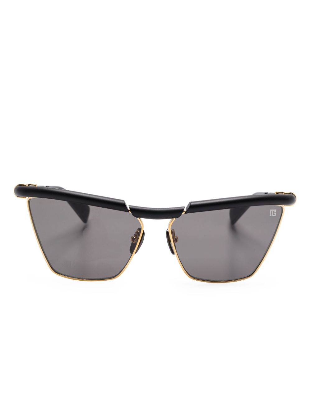 Balmain Eyewear 猫眼框太阳眼镜 - 黑色