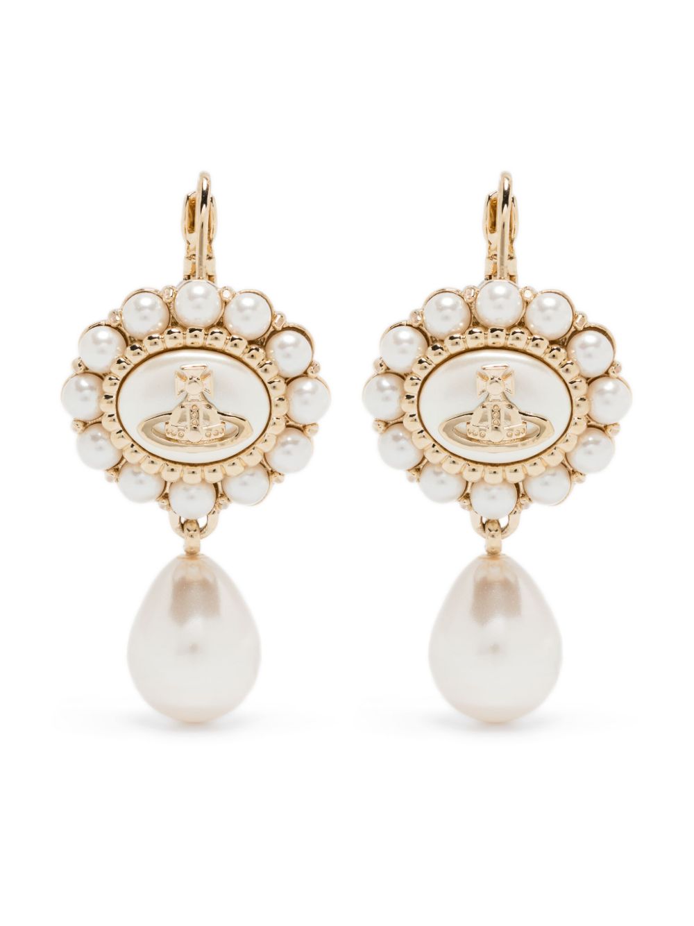 Vivienne Westwood Amaya 耳环 - 金色