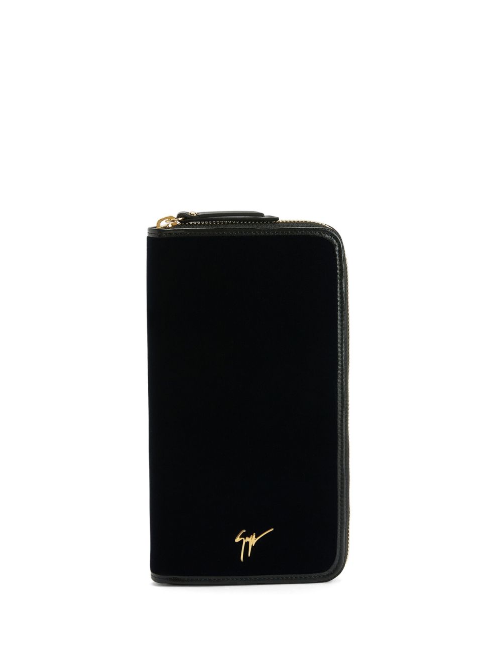 Giuseppe Zanotti Samuel logo印花钱包 - 蓝色