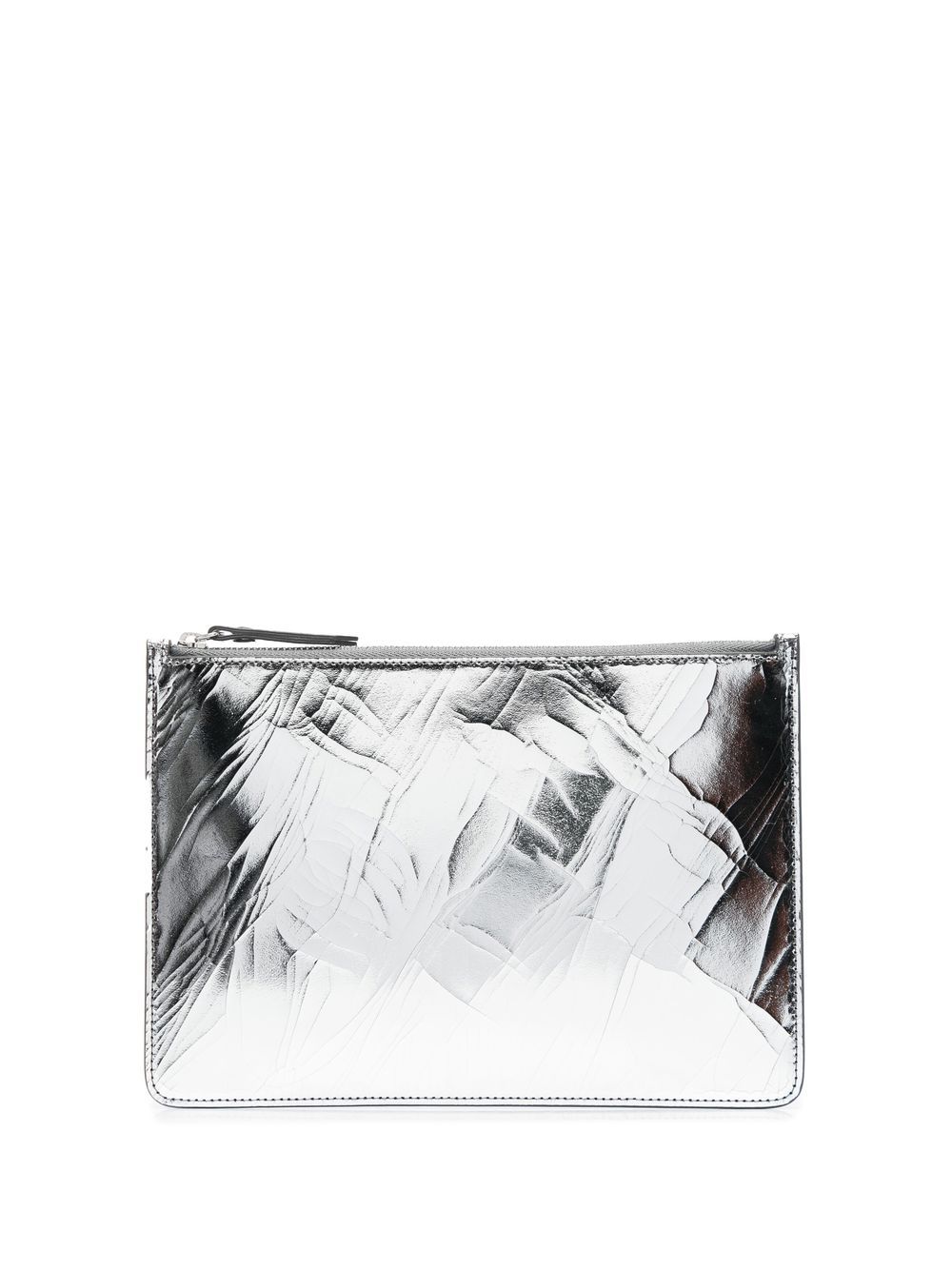Maison Margiela Broken Mirror 皮质小袋 - 银色