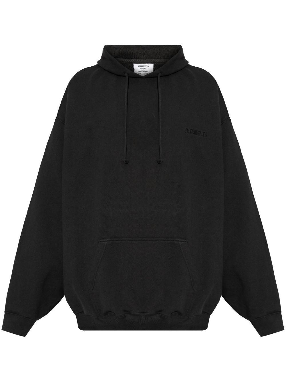 VETEMENTS logo卫衣 - 黑色