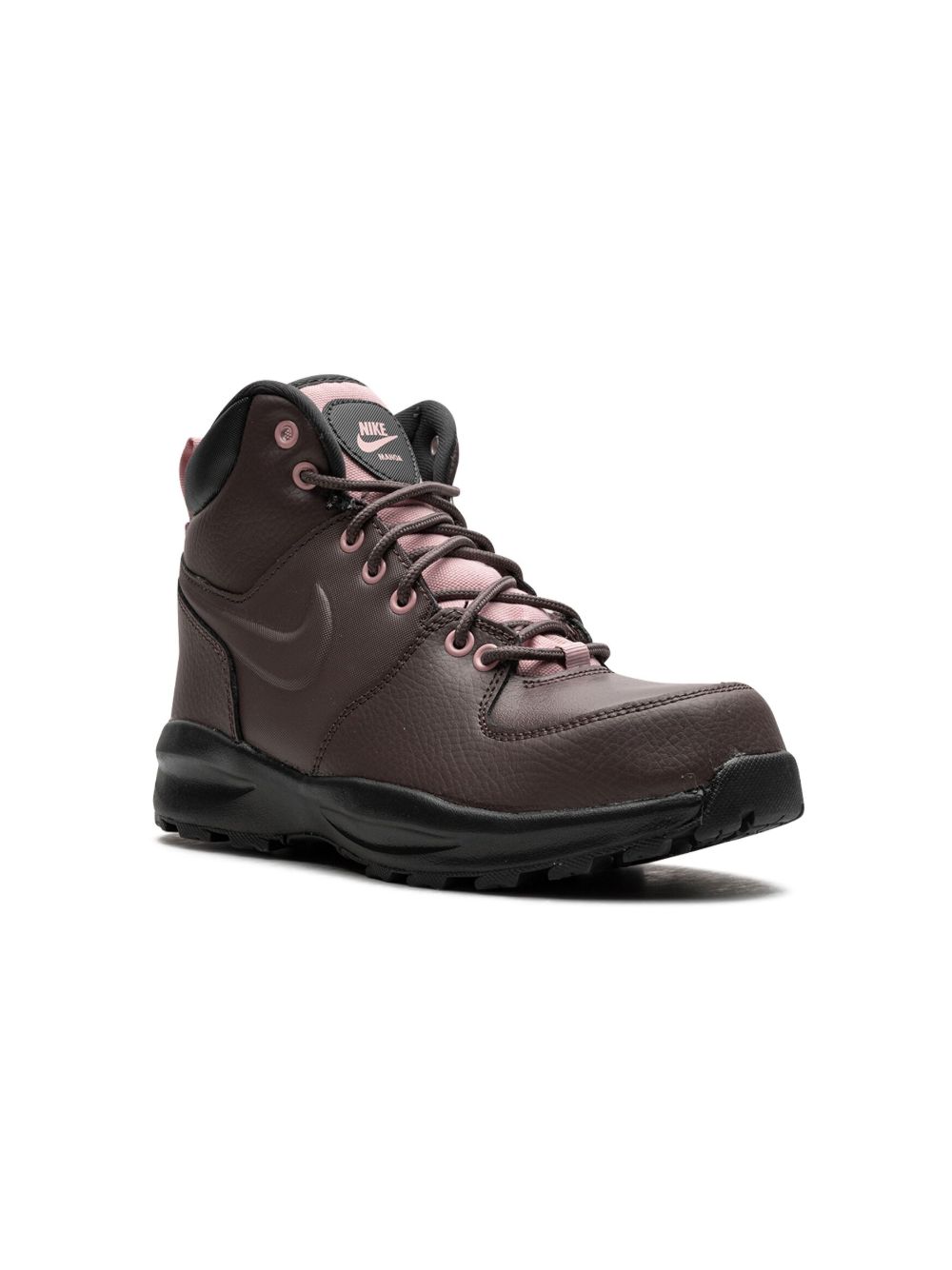 Nike Kids Manoa 皮质靴 - 褐色