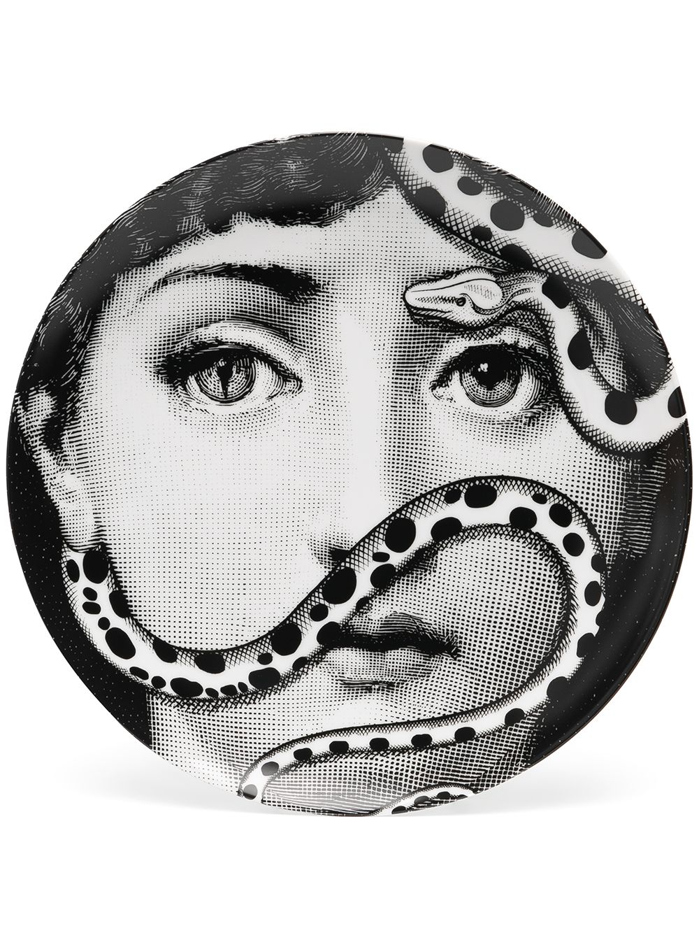 Fornasetti Tema e Variazioni No.383 装饰盘 - 黑色