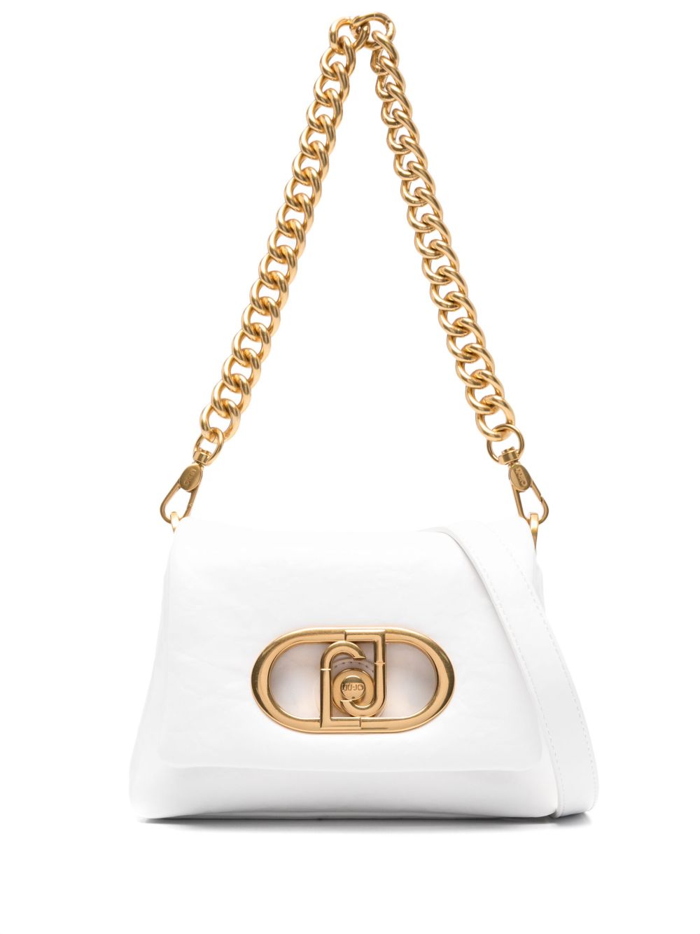 LIU JO logo-plaque cross body bag - 白色