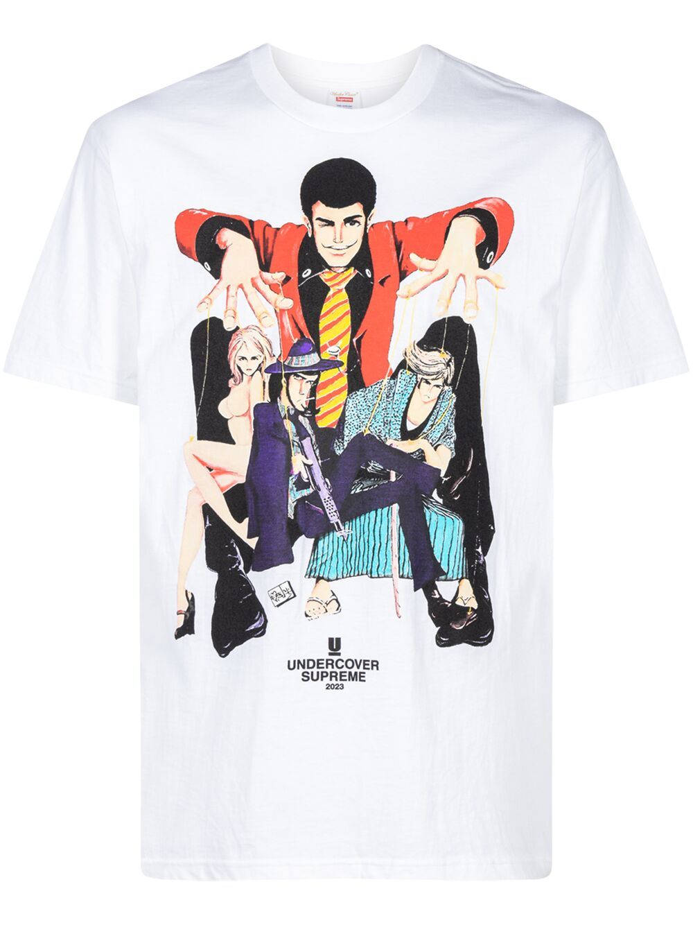 Supreme x Undercover Lupin 棉T恤 - 白色