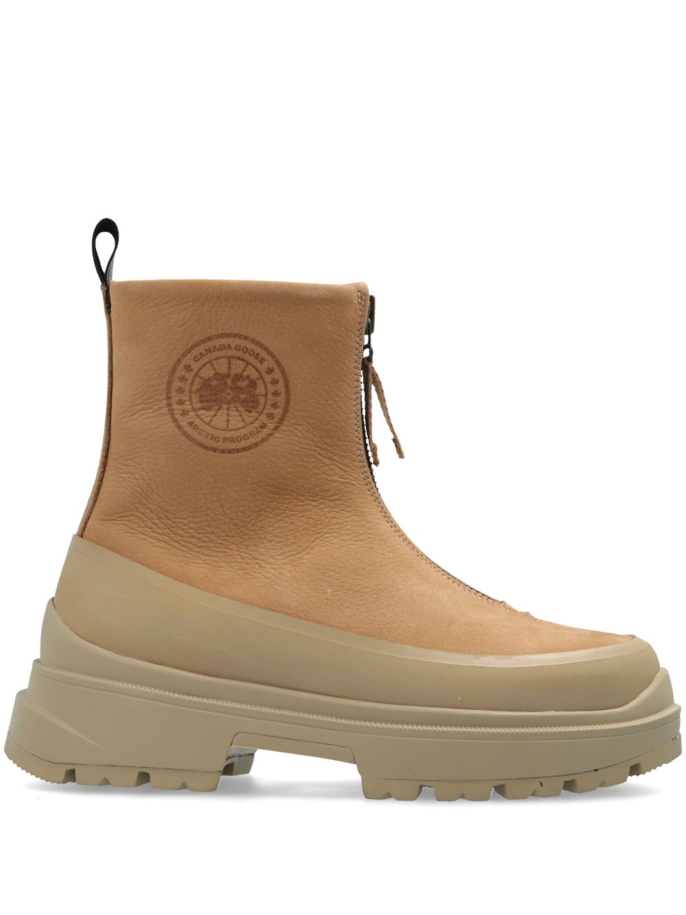 Canada Goose 拉链细节及踝靴 - 中性色