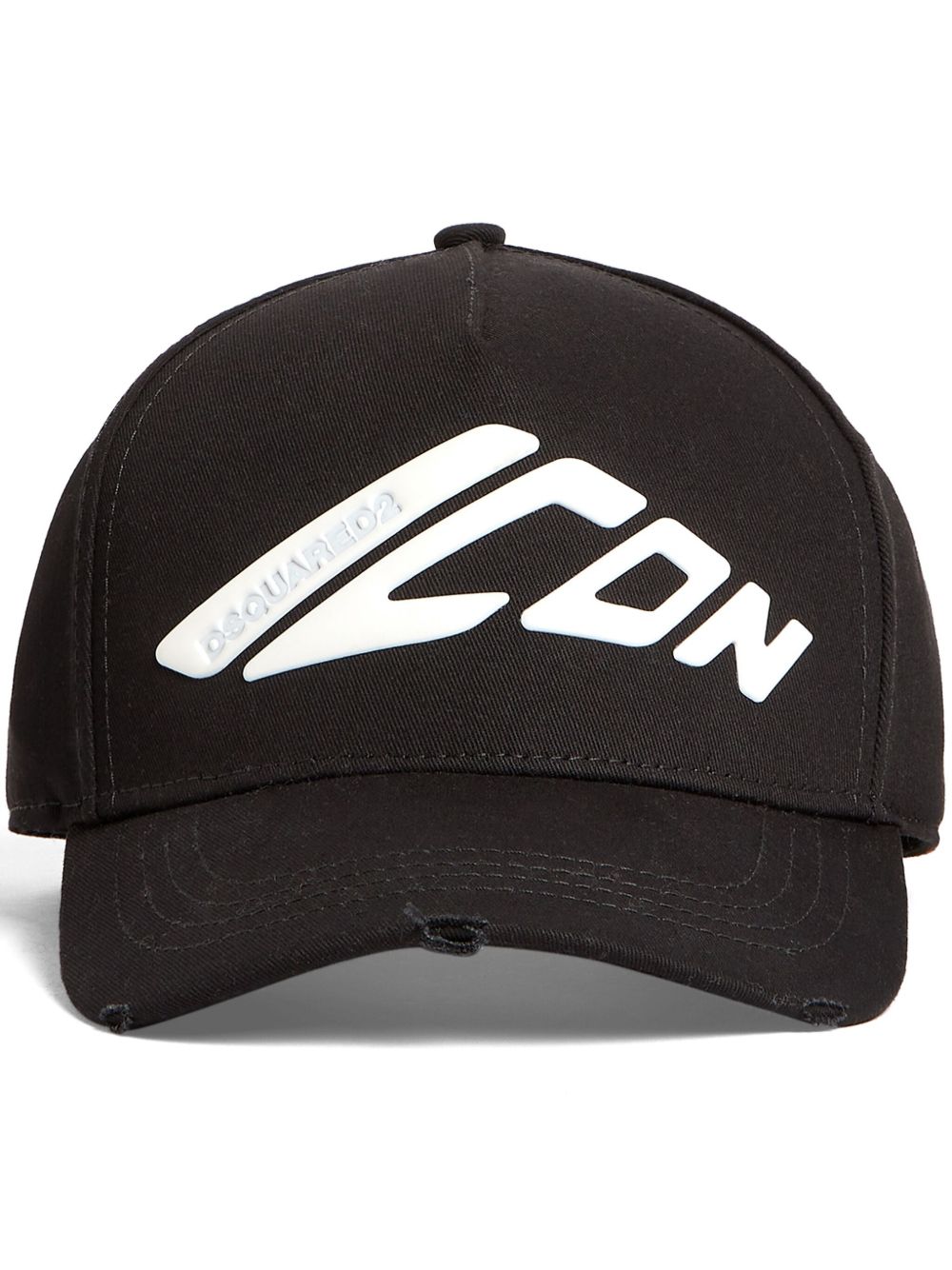 DSQUARED2 Icon 印花棒球帽 - 黑色