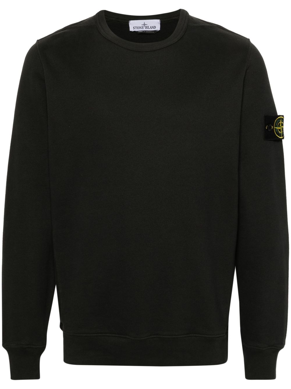 Stone Island 罗盘徽章棉卫衣 - 灰色
