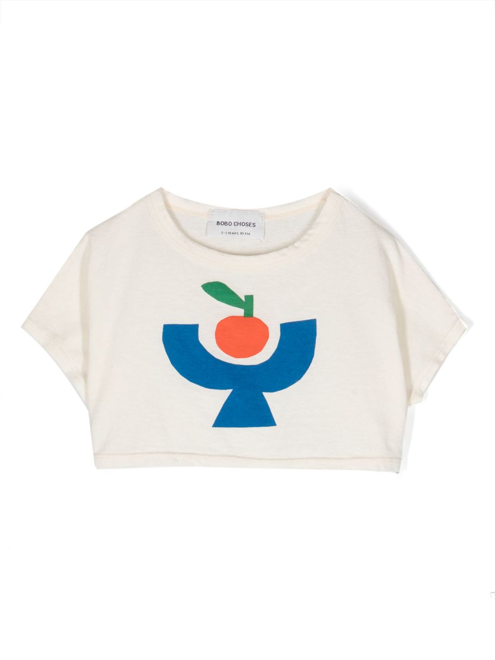 Bobo Choses Tomato Plate 短款T恤 - 中性色