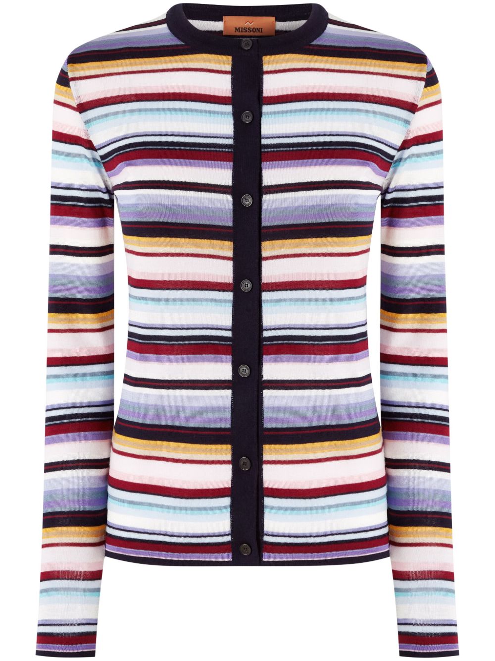 Missoni striped cardigan - 蓝色