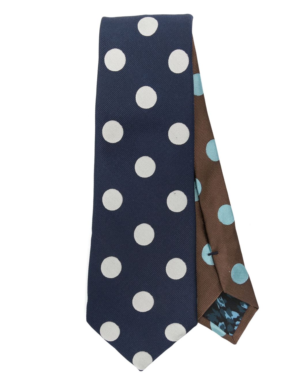 Paul Smith Giant Spot 领带 - 蓝色