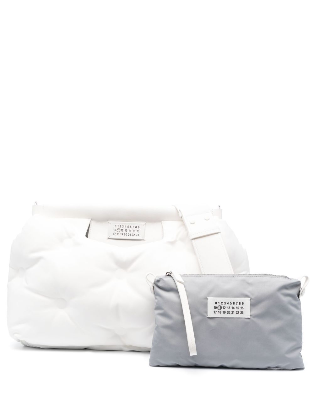 Maison Margiela Glam Slam Classique 中号单肩包 - 白色