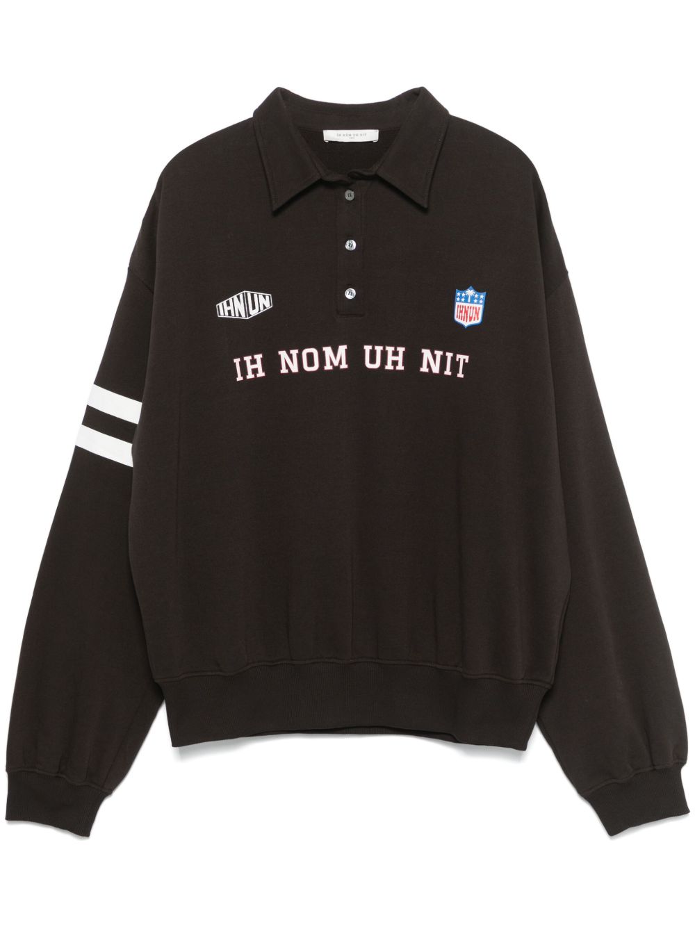 Ih Nom Uh Nit Number polo衫 - 褐色
